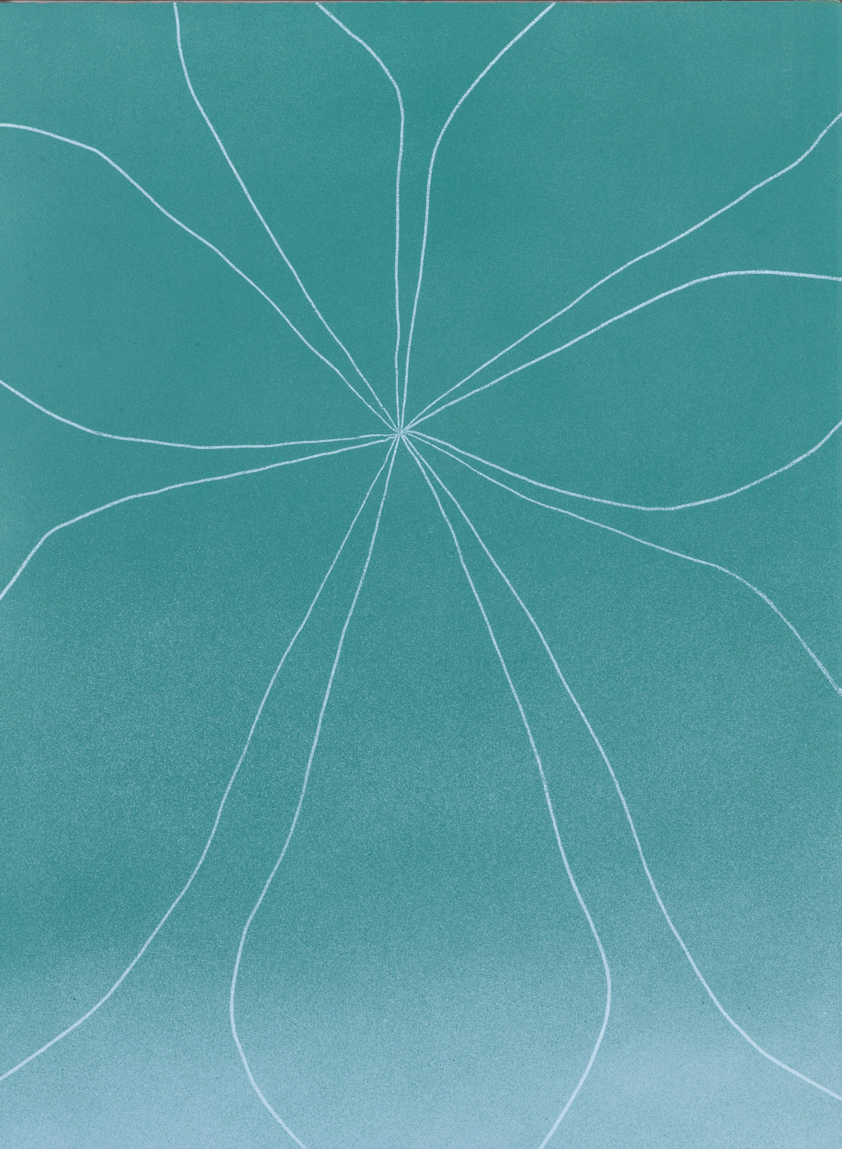 Expansion Portrait in Turquoise and Sky, (Floral)